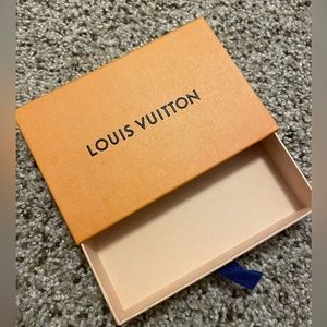 Louis Vuitton authentic box with earring tag